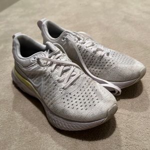 Nike REACT INFINITY RUN FK 2 WHITE Women’s size 8.5